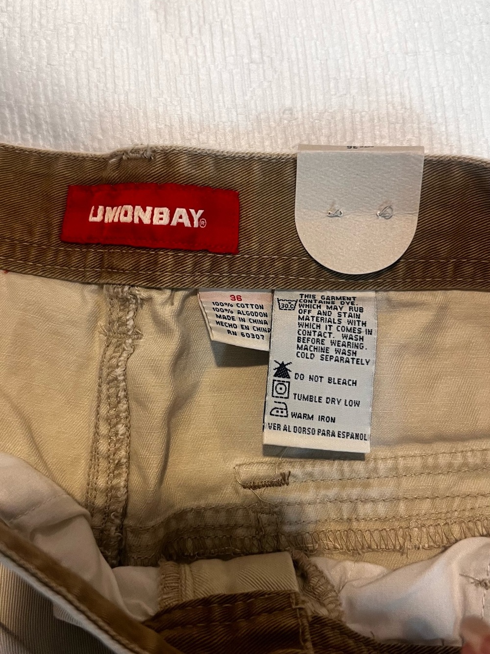 UNIONBAY 3 Men's Cargo Shorts Trio - Khaki, Olive, and Gray - Picture 4 of 7